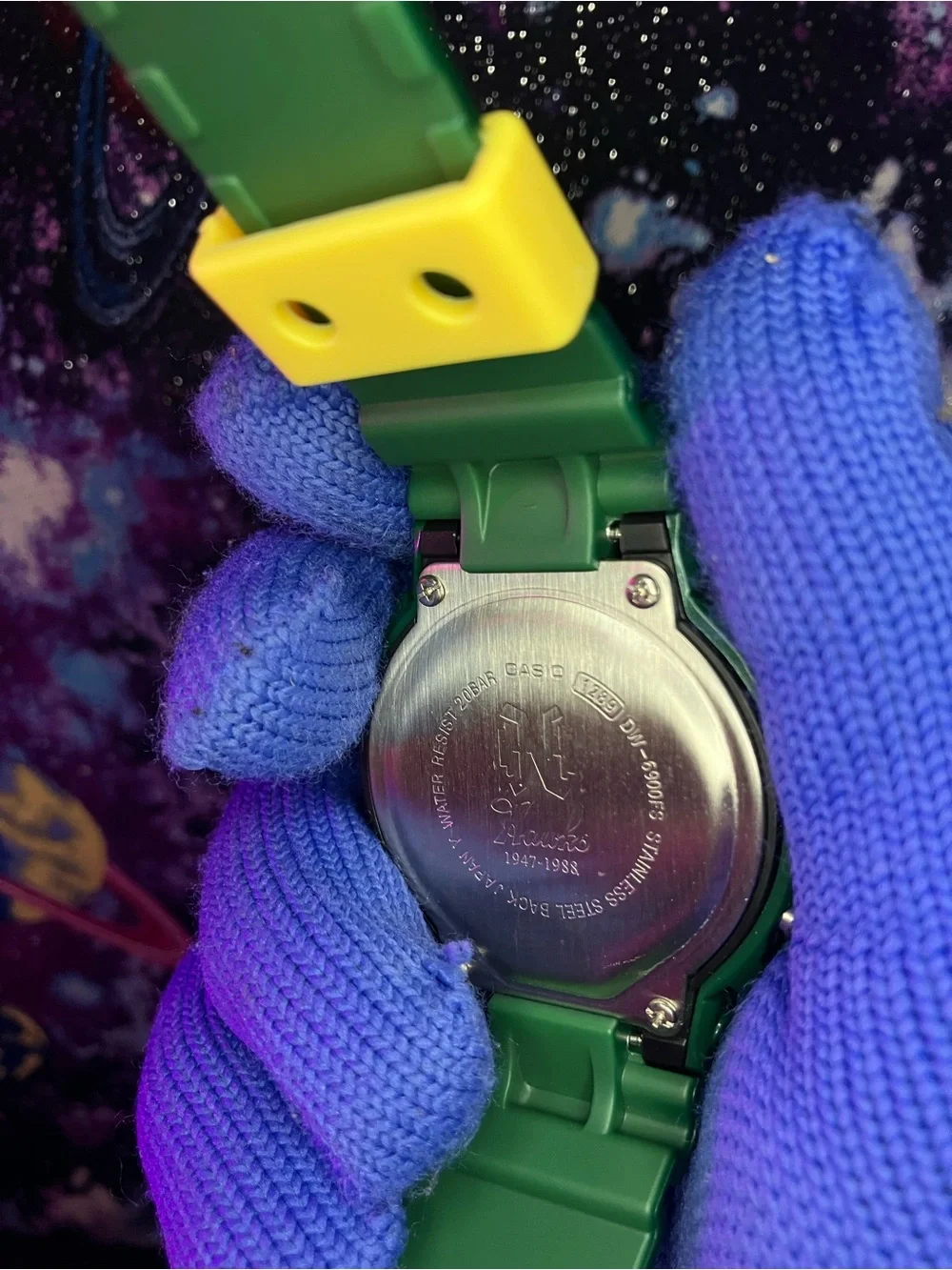BUSSDOWN Moissanite Custom G Shock Gold Hawks Collab